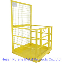 Work Platform Heavy Duty Basket Aerial Lift Fence Rails Forklift Safety Cage